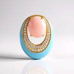 Ciondolo in argento con Opale Rosa (de Melo Essence)
