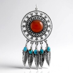 Ciondolo in argento con Corniola (Jones Lee)