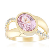 Brasilianischer Kunzit-Goldring (de Melo Gold)