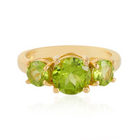 Anello in argento con Peridoto