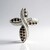 Pendentif en argent et Diamant Cognac rouge