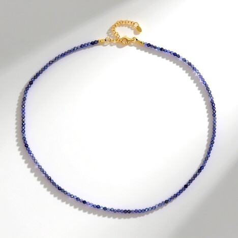 Collana in argento con Tanzanite
