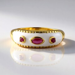 Anello in argento con Rubino del Madagascar