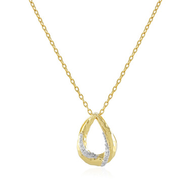 I2 (J) Diamant-Silberhalskette