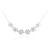 Weißer Topas-Silbercollier