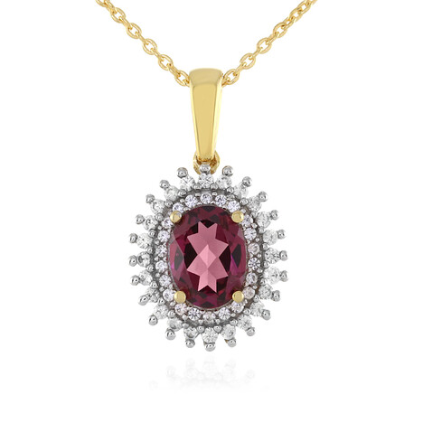 Collier en argent et Grenat de Lindi