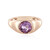 Bague en argent et Améthyste Rose de France