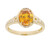 Gouden ring met een sfaleriet (CIRARI)