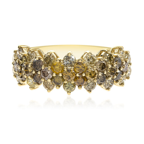 SI2 Fancy-Diamant-Goldring (CIRARI)