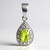 Ciondolo in argento con Peridoto Manchuria