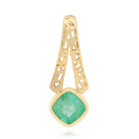 Gouden hanger met een Russische smaragd (Ornaments by de Melo)