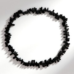 Collana in argento con Ossidiana