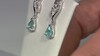 Pendientes en plata con Apatita azul
