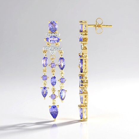 Orecchini in argento con Tanzanite