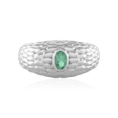 Anello in argento con Smeraldo Russo (SAELOCANA)