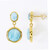 Orecchini in argento con Larimar