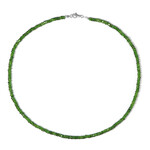 Collar en plata con Diópsido de Rusia