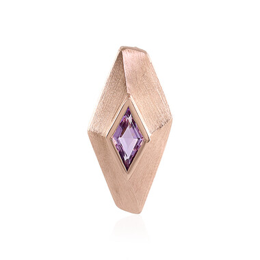 Lavendel-Amethyst-Silberanhänger (MONOSONO COLLECTION)