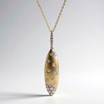 Collana in oro con Diamante SI1 (H) (CIRARI)