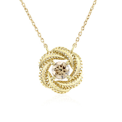 Collana in oro con Diamante Champagne I1 (Ornaments by de Melo)