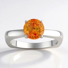 Anello in argento con Sfalerite (de Melo Essence)