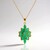 Collana in argento con Smeraldo Brasiliano