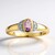 Anello in oro con Scapolite Porpora