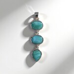 Ciondolo in argento con Larimar