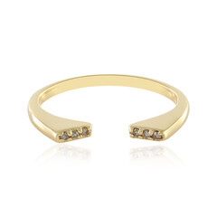 Anello in argento con Diamante Champagne I3