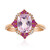 Bague en or et Morganite AAA (CIRARI)