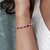 Rhodolith-Silberarmband