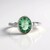 Anello in argento con Fluorite Verde