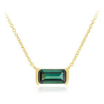 Indigolith-Silbercollier (Adela Silber)