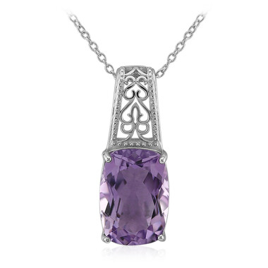 Amethyst-Silberhalskette