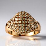 Anello in oro con Diamante Rose de France SI1 di Argyle (Annette)