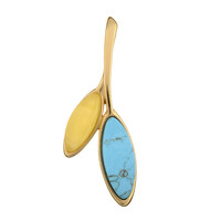 Ciondolo in argento con Turchese