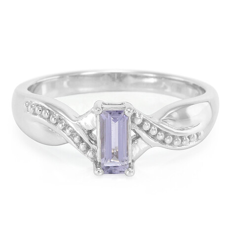 Anello in argento con Iolite del Madagascar