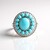 Anello in argento con Turchese Sleeping Beauty (Faszination Türkis)