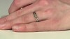 Anillo en plata con Diópsido de Rusia