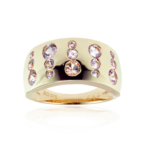 Anello in oro con Zaffiro Rosa (de Melo)