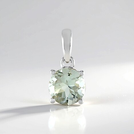 Ciondolo in argento con Ametista Verde