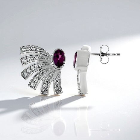 Orecchini in argento con Umbalite