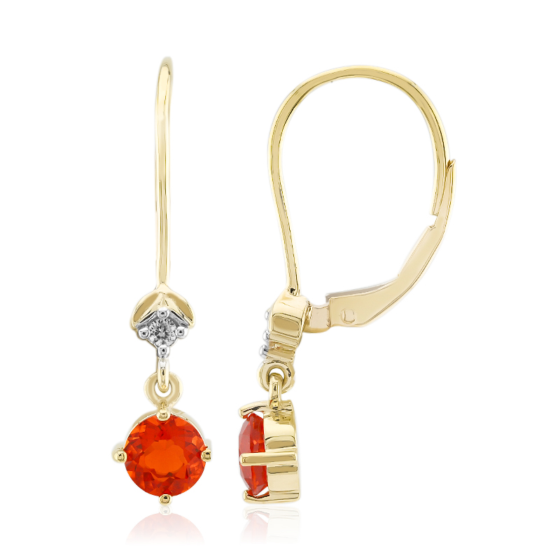 SALAN Orecchini A Cerchio Con Opale Di Fuoco – Argento Sterling 925, Gioielli Eleganti Per Donna, Peso 1,32 G - 2
