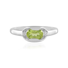 Bague en argent et Péridot