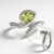 Anello in argento con Quarzo Ouro Verde