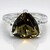 Anello in argento con Quarzo Fumè