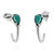 Zilveren oorbellen met Campitos Turkooisen (Anne Bever)