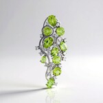 Ciondolo in argento con Peridoto (de Melo Essence)