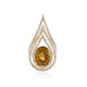 Gouden hanger met een Gele Zirkoon (de Melo)