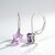 Orecchini in argento con Ametista Rose de France